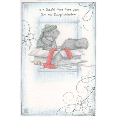 Mum from Son and Daughter-in-Law Me to You Bear Christmas Card £3.45